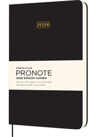 Resim Keskin 2026-9 14 Pronote Günlük Ajanda - Siyah Siyah 