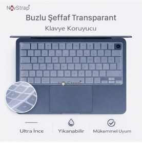 Resim Novstrap Apple Uyumlu Macbook Neo 13 İnç A18 Çip A3404 İle Türkçe Q Klavye Koruyucu Şeffaf Kılıf Şeffaf 
