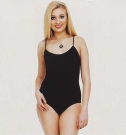 Resim Gümüş Kadın Ip Askılı Çıtçıtlı Body 4025 - 6 Adet 