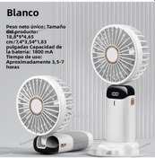 Resim Taşınabilir Usb El Tipi Vantilatör Ekran Ve Telefon Tutucu Beyaz, 