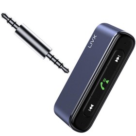 Resim LivX Quick Bluetooth Receiver 3.5mm Jack Aux Wireless Audio Araç Kiti Mikrofonlu Stereo Ses Aktarım Navigasyon Yayını LIVX-WAC 