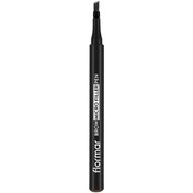 Resim Flormar Brow Micro Filler Pen - Kaş Kalemi No: 004 Deep Brown 