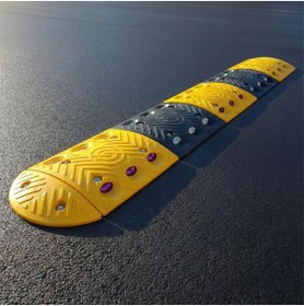 Resim İleri Trafik Oval Hız Kesici PPC, Kapaklı Yol Kasisi Set - 2,5 Metre 