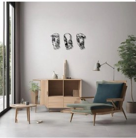 Resim Metal Dekor Farklı Yüzler Different Faces Metal Duvar Tablosu Sanat 