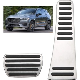 Resim Pileli Store Volvo XC90 XC60 2019 ve Üzeri Uyumlu Orijinal Otomatik Pedal Seti 2 Parça 