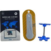 Resim Kriko Aliminyum Mıknatıslı Ekran Telefon Tutucu Standı,Kamera Kapatıcı,Vantuz Telefon Tutucu 