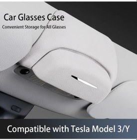 Resim Gaojunshop01 Tesla Model Y 3 Gözlük Tutucu Dashboard Aksesuar Hava Akışı Tasarımı 