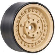 Resim Novahub 1.9 İnç Metal Jant Seti - Trx4 Gen8 Mst İçin 2'li Paket Altın Renk Rc Tırmanma Araçları 