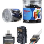 Resim TRKLink EZ RJ45 CAT6 Konnektör Siyah 100Adet 
