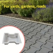 Resim Plastik Paving Stone Mold | Yollar ve Bahçe Peyzajı için Bağlantılı Tuğla Tasarımı | Dayanıklı, Tekrar Kullanılabilir Dış Mekan Yürüyüş Yolu Paver Aracı | Bahçeler, Bahçeler ve Yollar için İdeal | Kolay Kullanımlı DIY Yol Yapımı, DIY Yürüyüş Yolu Oluşturma | Bağlantılı Tuğla Deseni | Tekrar Kullanılabilir Paver Aracı, Bahçe Yolu Yapıcı | Dekoratif Paving Stone | Plastik İnşaat, Bahçe Yolu Yapıcı 