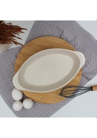 Resim Arna Seramik Fırın Kabı Yanmaz Yapışmaz 33 Cm 