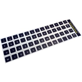 Resim Pcbil Macbook Pro Türkçe F Klavye Etiketi Notebook Ve Pc Klavyeleri Uyumlu 