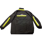 Resim PeraPelis Suprex Pvc Kurye Yağmurluk Siyah Takım XL 