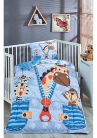 Resim Komfort Home Dijital Baskılı Thermal Kumaş Bebek Yorgan Seti /B13 