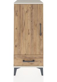Resim Hyperion Komodin Tek Raflı Tek Çekmeceli Tek Kapaklı 44x44x106 Aytaşı-çam Aytası 