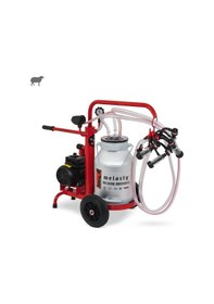Resim Melasty Ecomini İkili Koyun Süt Sağma Makinesi Alüminyum Güğüm - Kauçuk Memelik Kuru Pompa 