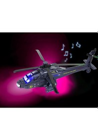 Resim Diecast Metal Askeri Apaçi Helikopteri 