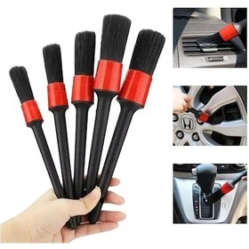 Resim Carmind Oto Detay Temizlik Fırçası Seti 5 Parça 