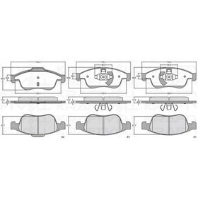 Resim Renault On Fren Balatası Fluence 08 Duster 10 Dokker 12 Megane Iıı 08 Scenic Iıı 09 1.5 Dcı 1.6 16v 2.0 - Kraftvoll 07010053 