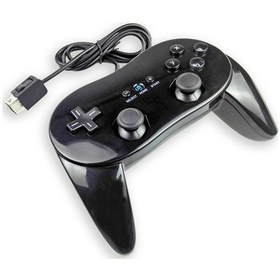 Resim Supermarket1 Cbtx Wii U Klasik Kablolu Oyun Denetleyicisi - Siyah, Eksiksiz Uyum 