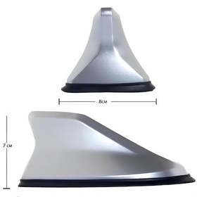 Resim Tt Uyumlu Köpek Balığı Balık Sırtı Shark Anten Gri 