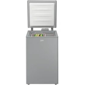 Resim Beko 3106 G Gümüş Sandık Tipi Derin Dondurucu 104 L Yatay Soğutma ve Hızlı Dondurma Özelliği 