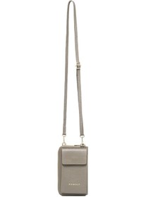 Resim Çapraz Çanta Kadın Lısa Piumelli Milano Bag D40 Taupe Taba 
