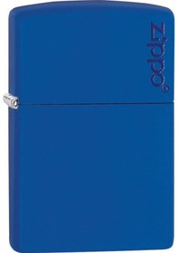Resim Zippo Çakmak 229Zl Classic Royal Blue Matte Lighter Mavi Logolu 