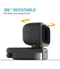 Resim Pazariz B17 Web Kamera 1080P Uzaktan Eğitime Uygun Mikrofonlu Bilgisayar Kamerası 