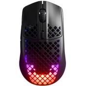 Resim Steelseries Aerox 3 2022 Rgb Kablosuz Onyx Gaming Mouse Siyah 