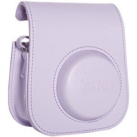 Resim Fujifilm Instax Mini 12 Lila Deri Çanta 