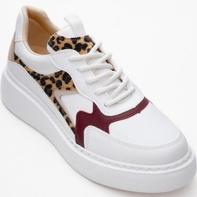 Resim Luvi Shoes Aere Beyaz Desenli Kadın Spor Ayakkabı Beyaz 