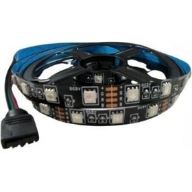 Resim 5V Rgb Şerit Led 5050 Metrede 60Led (İp65) 5 Volt Rgb (5 Metre) 
