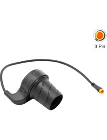 Resim Umt Elektrikli Bisiklet - E Bike Parmak Güç Kolu - Mz-47 | 3 Pin Snp Tip | Çevirmeli Tip | Rks Uyumlu 