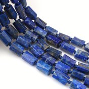 Resim 15 adet 8x11mm Doğal Lapis Lazuli Taş Silindir Boncuklar - Derin Mavi & Altın Mermerli Aralayıcı Boncuklar DIY Takı Yapımı, Bileklikler, Kolyeler için - Benzersiz Erkek Hediye Fikri, Premium El Sanatları Malzemeleri, Takı Yapımı İçin Taş Boncuklar, Erkek Aksesuarları, Zarif Boncuk Tasarımı, Pürüzsüz Boncuk Yüzeyi 