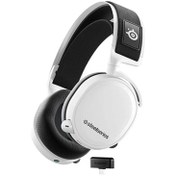 Resim SteelSeries Arctis 7 Plus Multi-Platform Wireless Kablosuz 7.1 USB-C Gaming Oyuncu Kulaklık Beyaz 