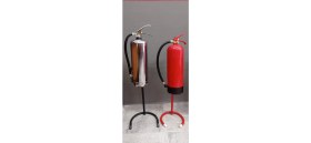 Resim Universal Yangın Söndürme Cihazı Askı Stand (Kırmızı Renk) 