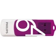 Resim Verto Phılıps FM64FD05B, 64GB, USB 2.0, Vivid, Mor, Flash Disk 
