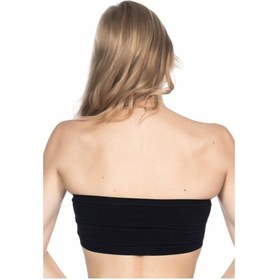 Resim Siyah Mı Emay 4002 Soft Straplez Büstiyer Siyah 