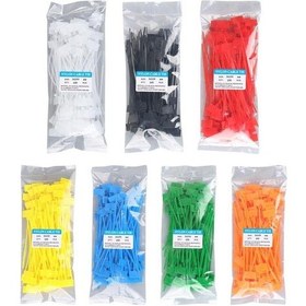 Resim Ennalbur 22146 Renkli Hat Kablo Bağı 7 Renk 700 Adet 