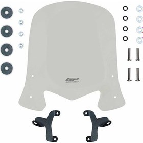 Resim Gp Kompozit Tvs Jupiter 125-110 Uyumlu Ön Cam Şeffaf 42cm 