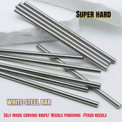 Resim 10 adet, Parlatılmış Paslanmaz Çelik Çubuklar, Süper Sert Yüksek Hızlı Çelik, Endüstriyel Metal İşleme, Mekanik Parçalar vb. Projeler için Uygun, Yüksek Kaliteli Lineer Şaftlar ile Projeler, Uzunluk 100-105mm, Çap 1-4mm, DIY El Sanatları, Metal İşleme Hobileri ve Endüstriyel Kullanım için İdeal | Parlatılmış Yüzey Bitişi | Hassas Kesim 