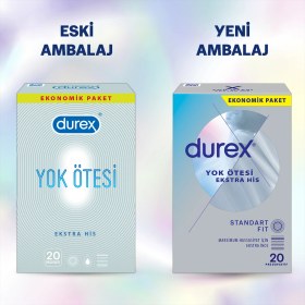 Resim Durex Yok Ötesi Ekstra His 20'li İnce Prezervatif Maksimum Hassasiyet İçin Tasarlandı 