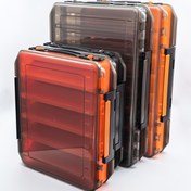 Resim 1 adet Çift Taraflı Balıkçılık Alet Kutusu, Ekstra Büyük Kapasite, Süper Büyük Deniz Balıkçılığı Yemleri Tutabilir, saç tokası, Yemler için Çoklu Bölme Depolama 