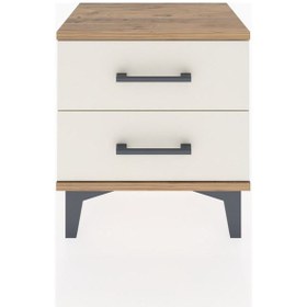 Resim Arges Komodin 2 Çekmeceli 44x30x48 Çam-aytaşı Çam 