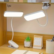 Resim Modern Dokunmatik Ayarlanabilir Kuğu Boyun Masa Lambası, Ayarlanabilir 3 Seviyeli Parlaklık, Göz Koruma LED Çalışma Lambası, USB Şarj Edilebilir Pil ile, Ofis, Çalışma ve Okuma için İdeal, Çalışma Masa Lambası | Modern Masa Lambası | Ayarlanabilir Parlaklık Lambası 