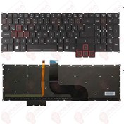 Resim Acer Uyumlu Predator GX-791, GX-792 Klavye Tuş Takımı Tuş Seti Led Işıklı Siyah Türkçe 