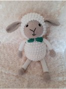 Resim Amigurumi Kuzu 34cm 