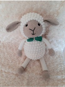 Resim Amigurumi Kuzu 34cm 