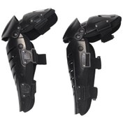 Resim Homyl Motosiklet Motokros Yarışı Için Diz Shin Zırh Koruyucu Siyah 